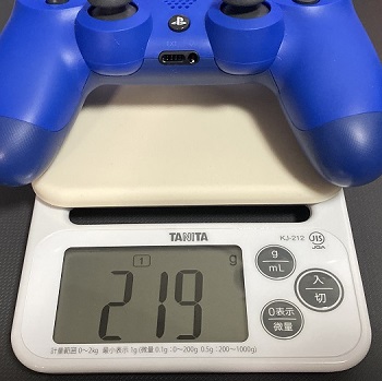 PS4コントローラー重さ