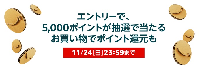 amazonブラックフライデー5000円抽選