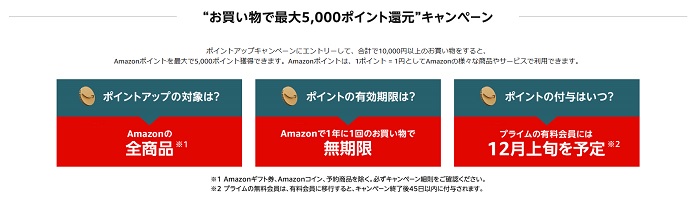 amazonブラックフライデー5000円還元キャンペーン