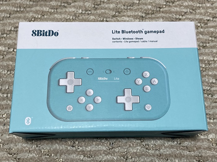 8BitDo Lite Bluetooth Gamepadのパッケージ