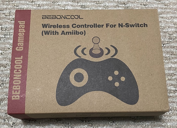 BEBONCOOL NFC搭載スイッチコントローラーのパッケージ