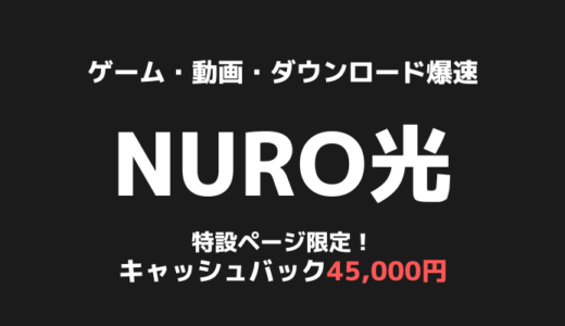 ゲーマーに大人気の光回線「NURO光」｜北海道でもサービス提供開始
