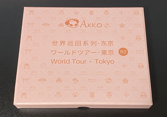 Akko World Tour-Tokyo R2キーキャップパッケージ
