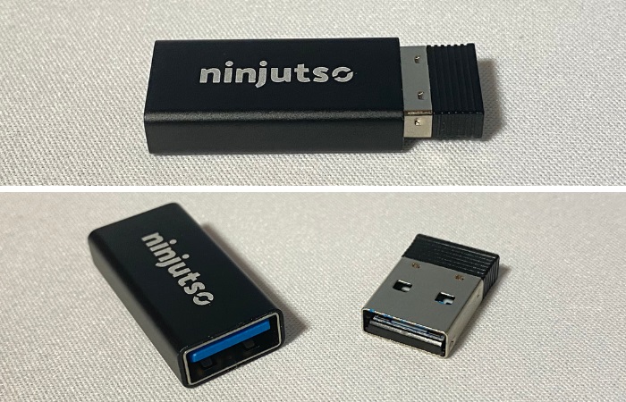 Ninjutso USBレシーバー分割